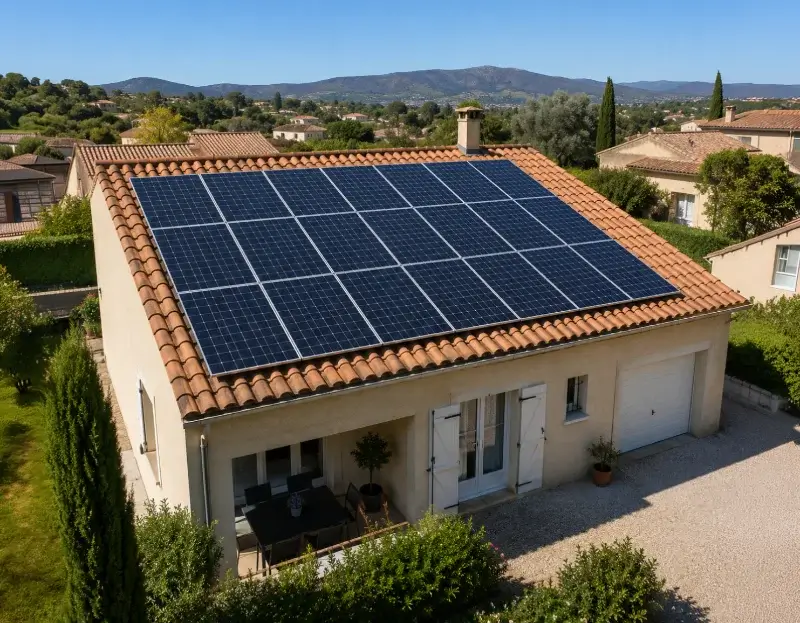 Prime à l'autoconsommation panneaux solaires Tanneron — aide financière de l'État